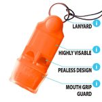 Spinifex Safety Whistle Orange - Image 3