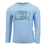 Body Glove Kids Long Sleeve Palm Tree Rash Vest Blue