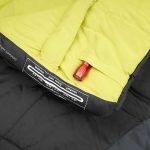 Oztent Hamilton Junior 6° Sleeping Bag Black/Green Black & Charcoal - Image 3