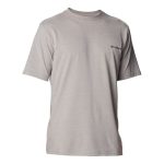 Columbia Men's Basic Logo Short Sleeve Tee Grey Heather - Image 4