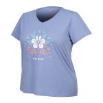 Cape Women's Lacey Tee Plus Size Cornflower - Image 3