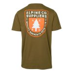 Cape Men's Tree Tee Khaki Green - Image 2