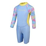 Body Glove Kids Petal Springer Swimsuit Pale Blue - Image 3
