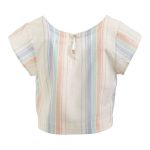 Cape Women's Ottilie Short Sleeve Shirt Stripe - Image 2