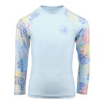 Body Glove Kids Dawn Squad Long Sleeve Rash Vest Aqua