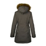 Cederberg Women's Mieke Waterproof Long Puffer Jacket Dark Khaki - Image 2