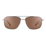 Serengeti Tellaro Sunglasses - Shiny Gunmetal & Brown / Drivers AU Polarised Lenses Driver, Brown & Gunmetal One Size Fits Most - Image 3