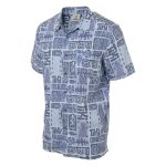 Gondwana Men's Surf Block PTD Shirt Blue - Image 3