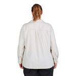 Gondwana Women's Kilalea Plus Size Long Sleeve Shirt Chalk - Image 3