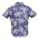 Cape Kids Boy's Tropical Short Sleeve Shirt Navy - Image 2