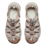 KEEN Women's Whisper Sandals Taupe Coral - Image 2