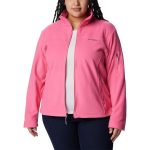 Columbia Women's Plus Size Fast Trek II Jacket Wild Geranium - Image 4
