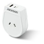 Go Travel Slim Japan Outbound Travel Adaptor USB-A + USB-C White