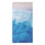 We Love Summer Sand Free Beach Towel Blue Ocean
