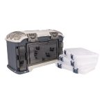 Plano 728 3600 Angled System Tackle Box Blue & Clear - Image 10