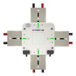 KT Cables DC Power Link 4 Way Connector White