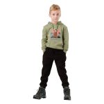 Cape Kids' Recycled Polar Fleece Pants Black - Image 5