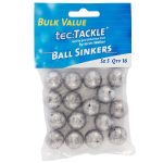 Jarvis Walker Tec Tackle Ball Sinkers Value Pack Silver - Image 3