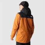The North Face Men's Fourbarrel Tricot Jacket Leather Brown & Black - Image 6
