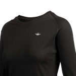 Mountain Designs Women's Merino Blend Long Sleeve Top Black - Image 2