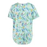 Cape Women's Phoenix Print Tee Blue Tropical - Image 2