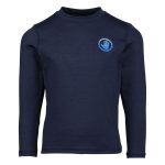 Body Glove Kids Long Sleeve PTD Hand Logo Rash Vest Midnight Blue Marle