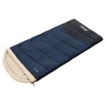 Coleman Mudgee Tall -3° Sleeping Bag Navy Blue & Grey - Image 2