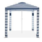 Life Maui Deluxe Beach Shelter Navy Stripe - Image 6