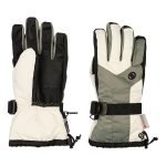 Chute Women's Switch 2 Gloves Khaki & Cream - Image 2