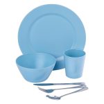 Yonder 4 Person Bamboo Dining Set