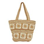 O'Neill Women's May Crochet Beach Bag Natural One Size - Image 3