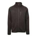 Gondwana Men's Full Knit Fleece Jacket Charcoal