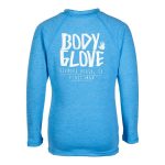 Body Glove Kids' Long Sleeve Core Rash Vest Cobalt Blue - Image 2
