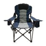 OZtrail Goliath Camp Chair Blue & Grey - Image 3