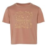 Cape Youth Girls Clay Sunrise Tee Brown
