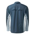 Shimano Pro Stretch Vented Navy Fishing Shirt - Image 2