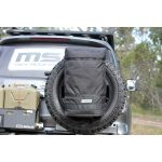 MSA Rear Wheel Rubbish Bin Black