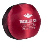 Mountain Designs Travelite 320 Large 4° Sleeping Bag Red LHZ Red Dahlia - Image 7