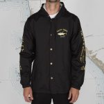 Salty Crew Ahi Mount Snap Jacket Black