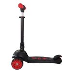 Ride 858 Tri Scooter Elite LED Red & Black Red & Black - Image 2