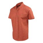 Mountain Designs Clay Men's Tonga Short Sleeve Shirt Clay / Knot - Image 4