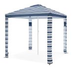 Life Maui Deluxe Beach Shelter Navy Stripe - Image 5
