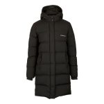 Cederberg Youth Girls' Longline Hooded Puffer Jacket Black - Image 4