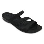 Crocs Women's Swiftwater Sandals Black & Black - Image 2