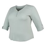 Gondwana Women's Warrie Henley Top Plus Size Sage - Image 3