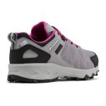 Columbia Women's Peakfreak II Outdry Waterproof Low Hiking Shoes Monument & Wild Fushsia - Image 4
