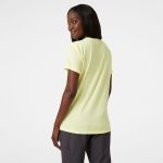 Helly Hansen Women's Skog Graphic Tee Faded Yellow - Image 2