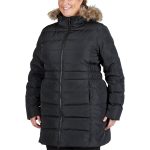 Gondwana Women's Cattai Long Plus Size Puffer Jacket Black - Image 3